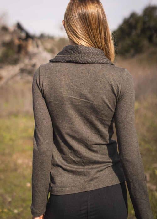Amira Sweater in Hemp & Organic Cotton - Image 4