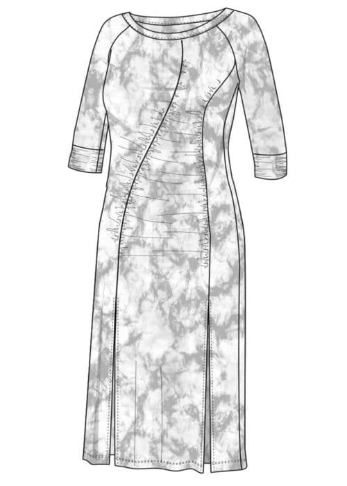 Daphne Dress in HEMP Tie-Dye - Image 13