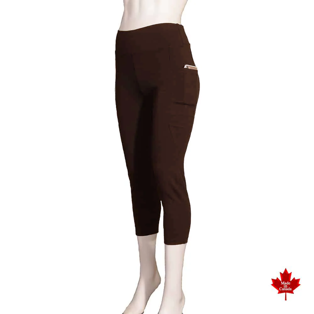Hemp Pocket Cropped Leggings - Image 4
