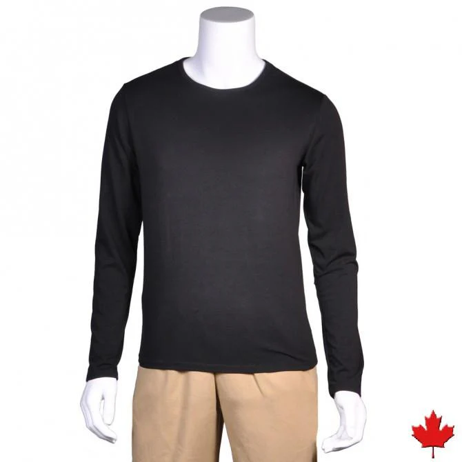 Men's Bamboo Fitted Long Sleeve Top - Image 4