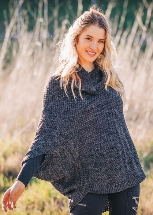 Moonlight Hemp Poncho - Image 4