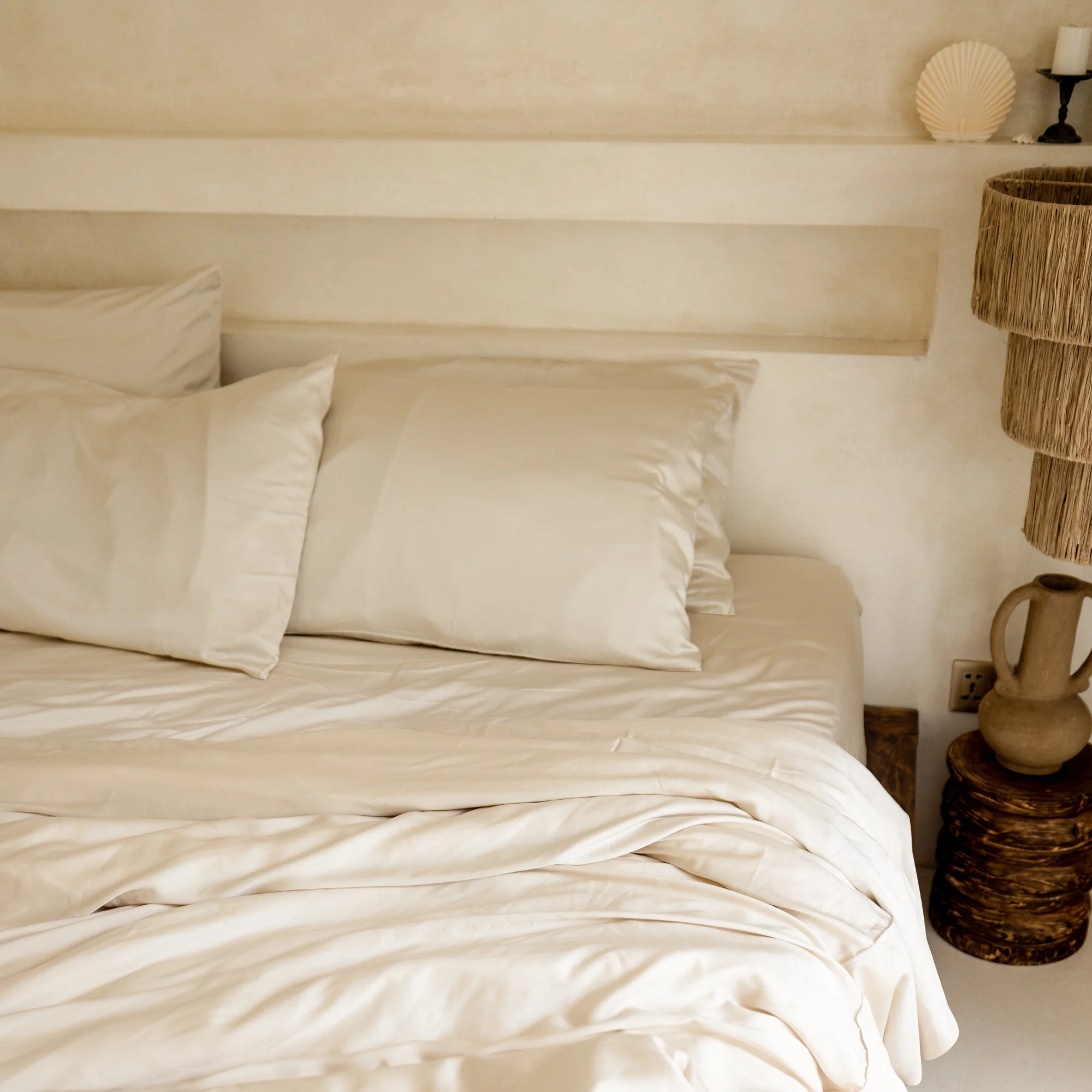 Organic Bamboo Sateen Fitted Sheet - Image 4