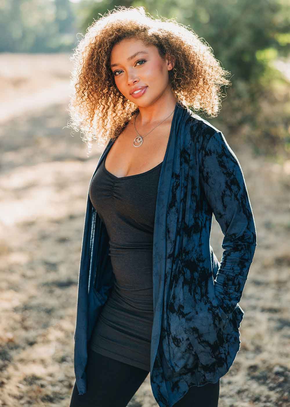 Twilight Tie-Dye Cardigan 2.0 HEMP - Image 3