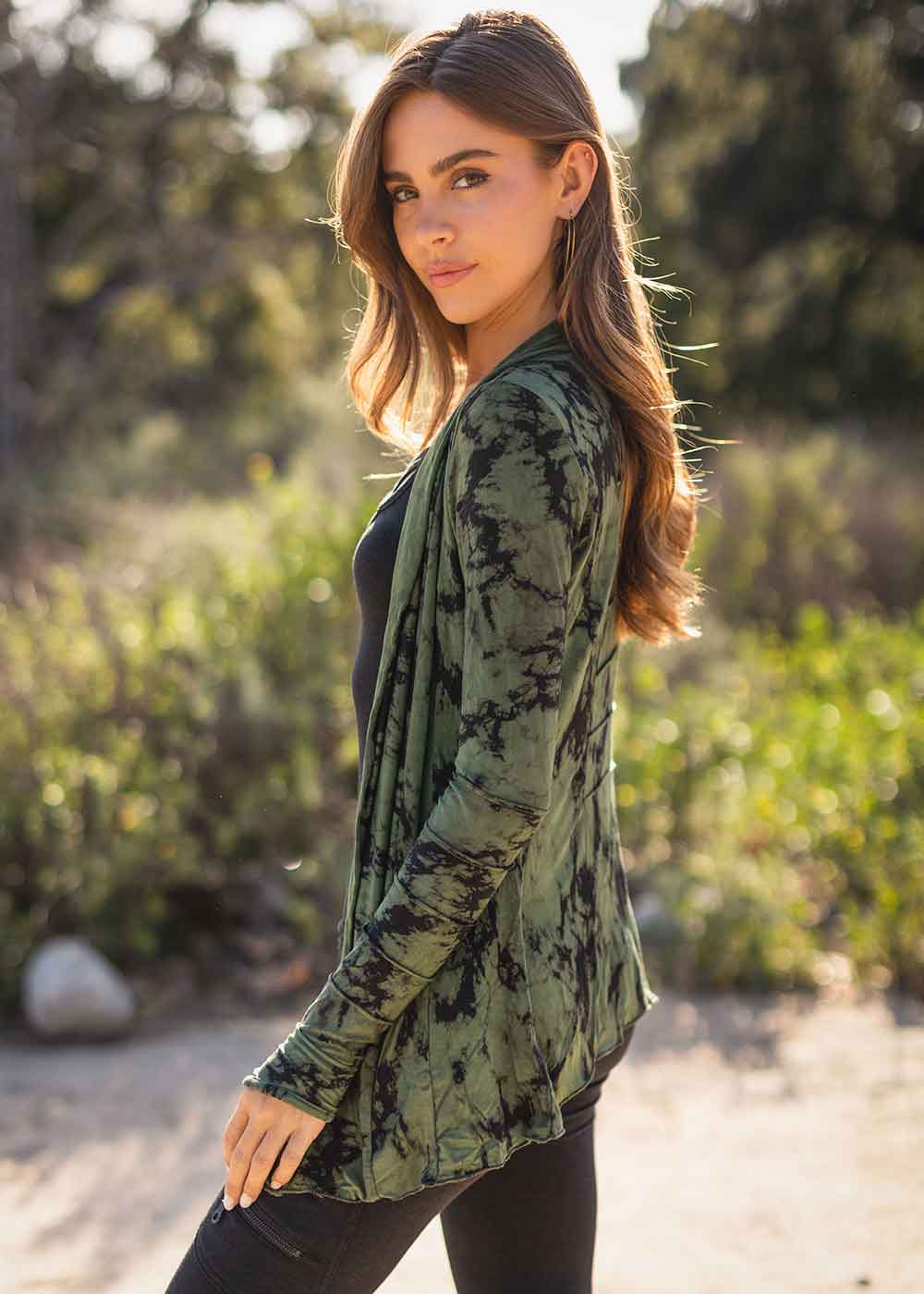 Twilight Tie-Dye Cardigan 2.0 HEMP - Image 4